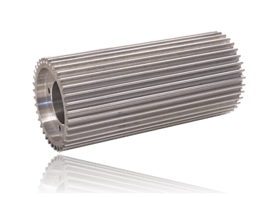 Quetschwalze aus Aluminium