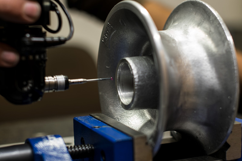 3D-Messmaschine im Messraum
