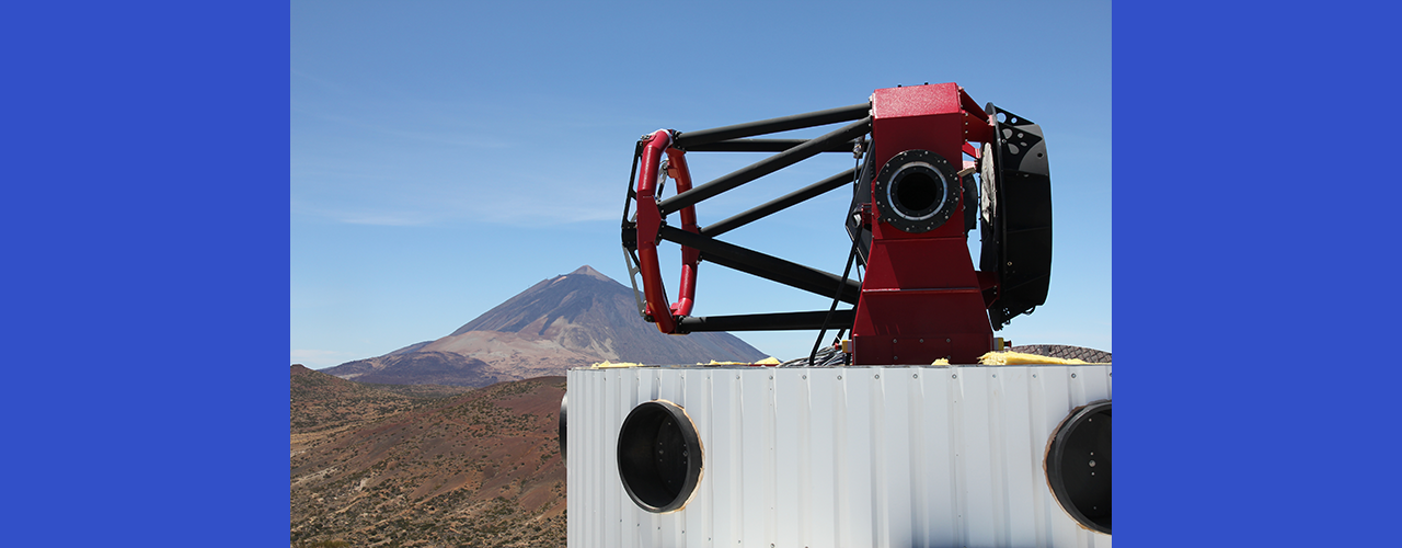 100-cm-Alt-Az-Teleskop auf Teneriffa