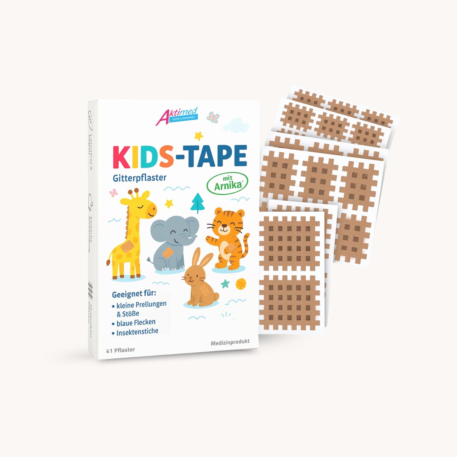 Kids Tape – Gitterpflaster mit Arnika