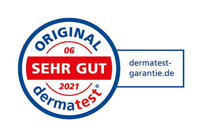Dermatest-Siegel "Sehr gut"