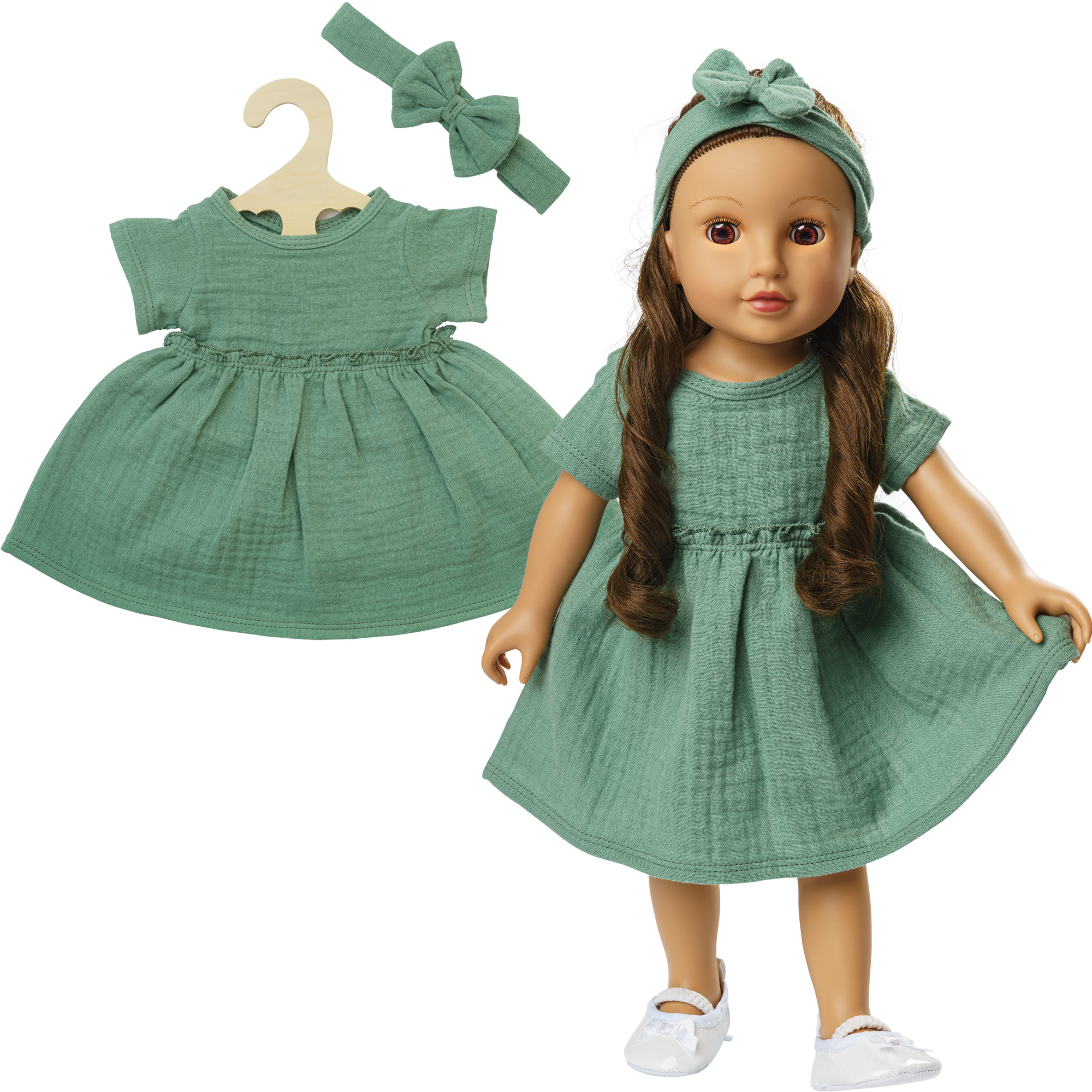Musselin Puppenkleid Cotton Collection