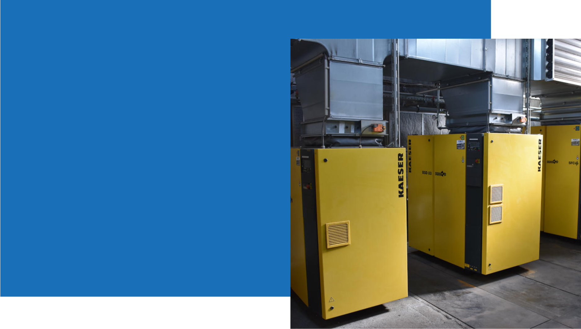 Druckluftstation Maschinenbau (vollredundant, 35,9 m³/min)