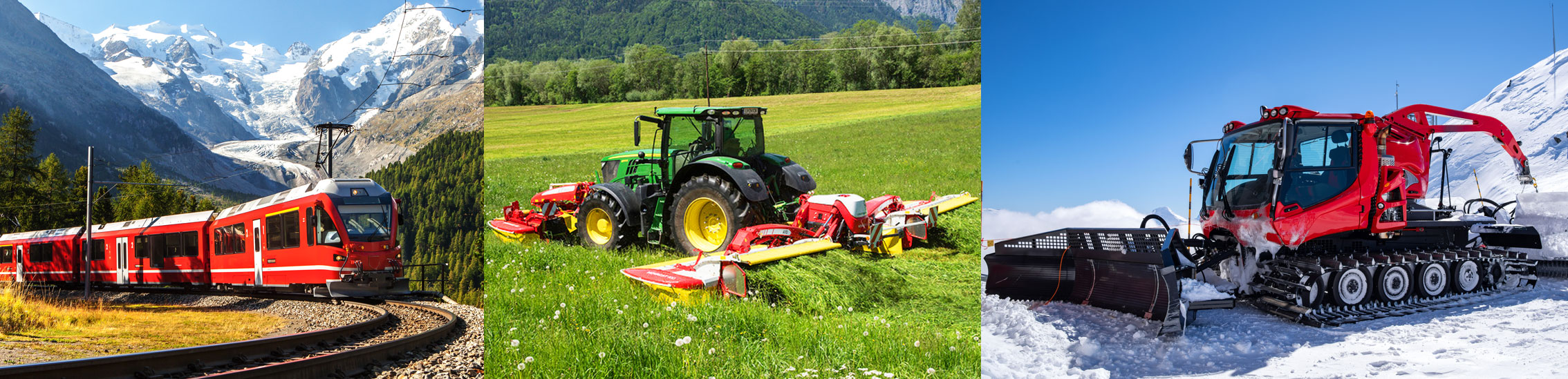 Getriebe und Achsen für Arbeitsmaschinen
