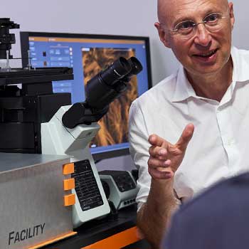 Nobel laureate Stefan W. Hell with abberior FACILITY system