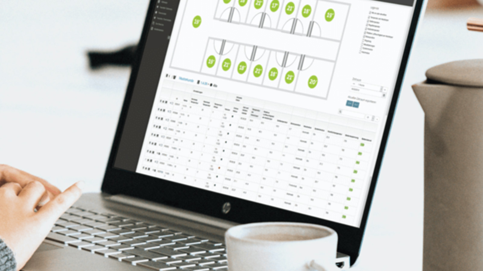 Komplettsystem mit Online-Plattform
