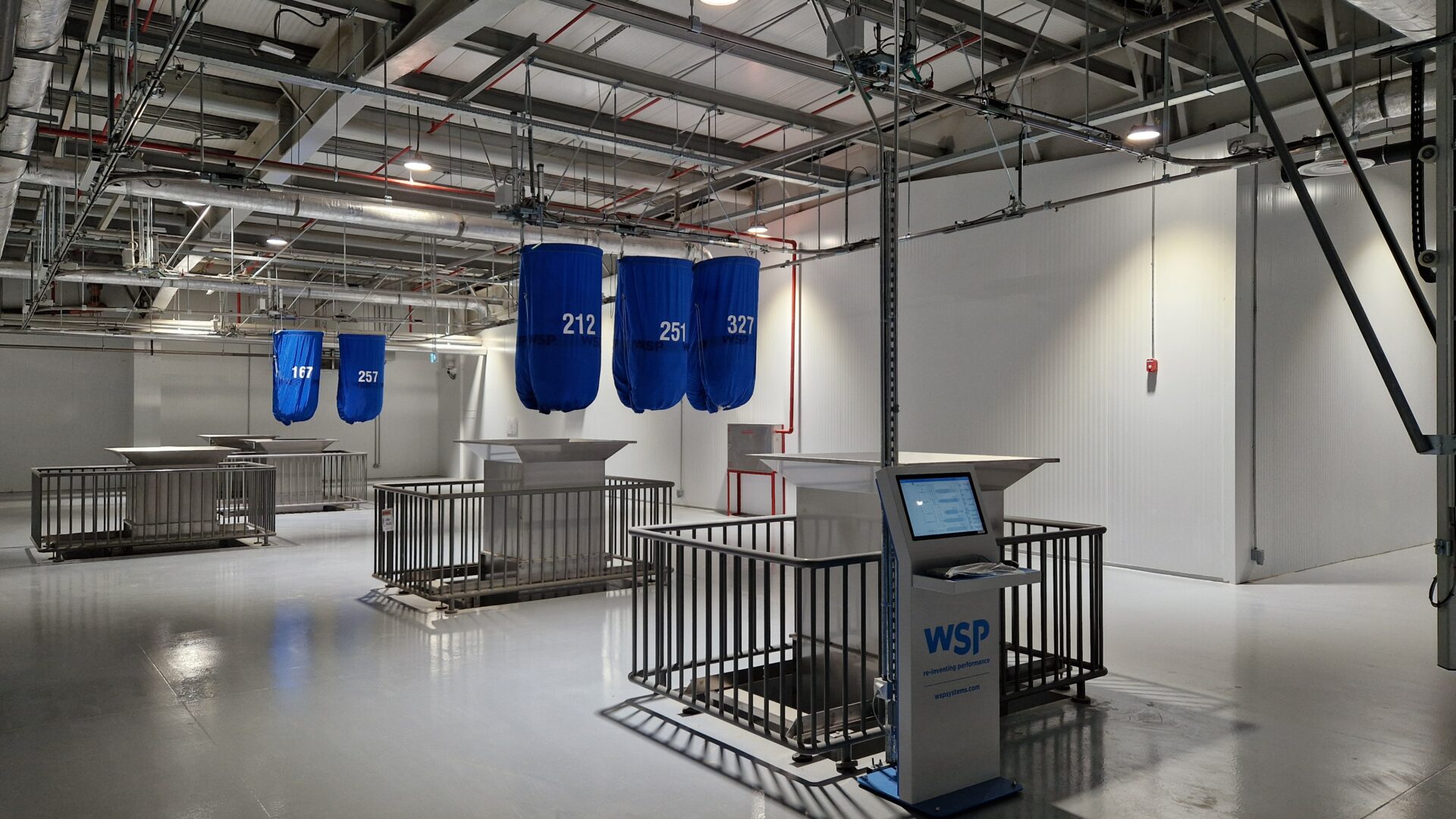 Fördertechnik für Wäsche
