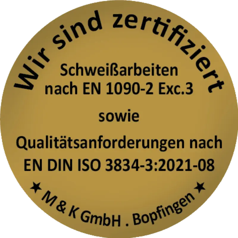 Zertifikatsnachweis Schweißtechnik