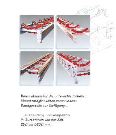 Materialverteiler für Förderbänder