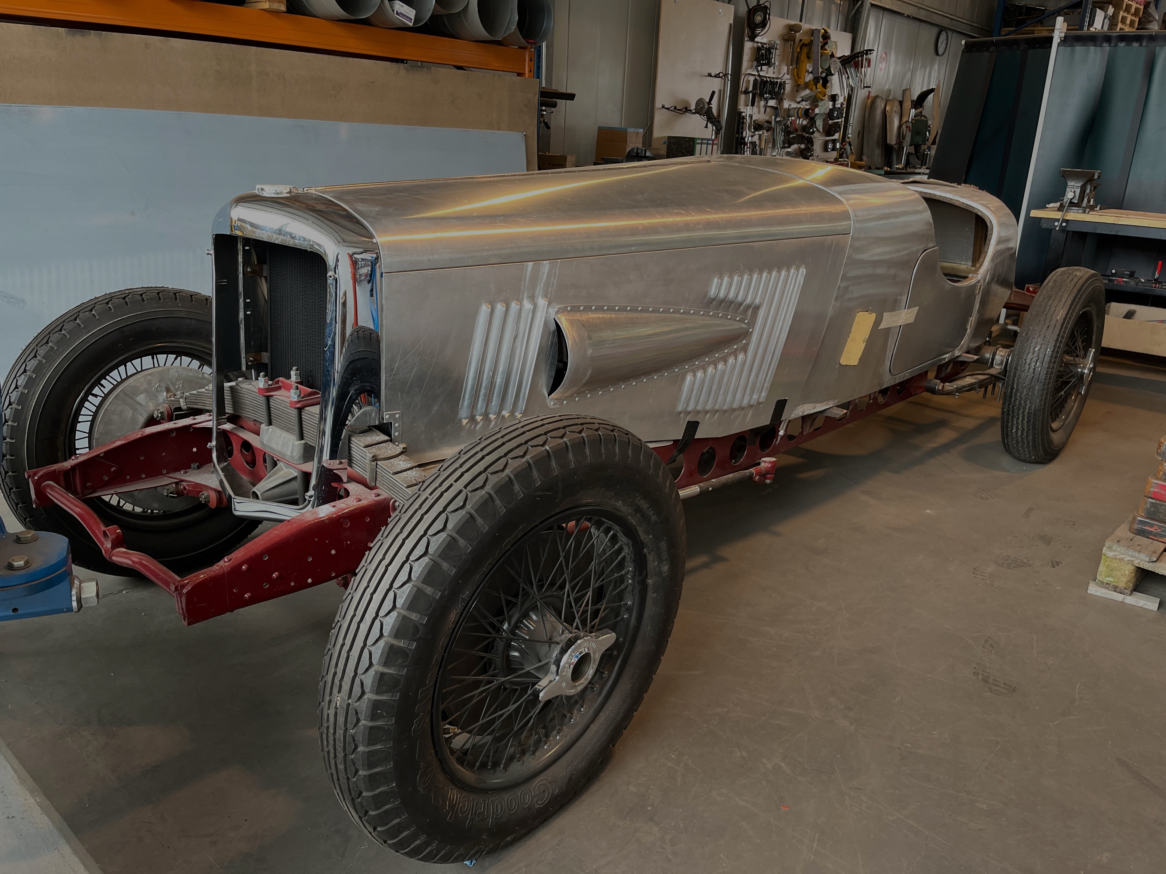 Aluminium-Karosserie (Alvis Special)