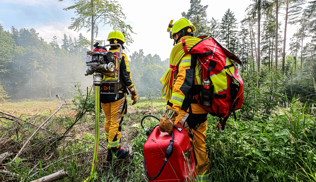 Einsatz im Vegetationsbrand