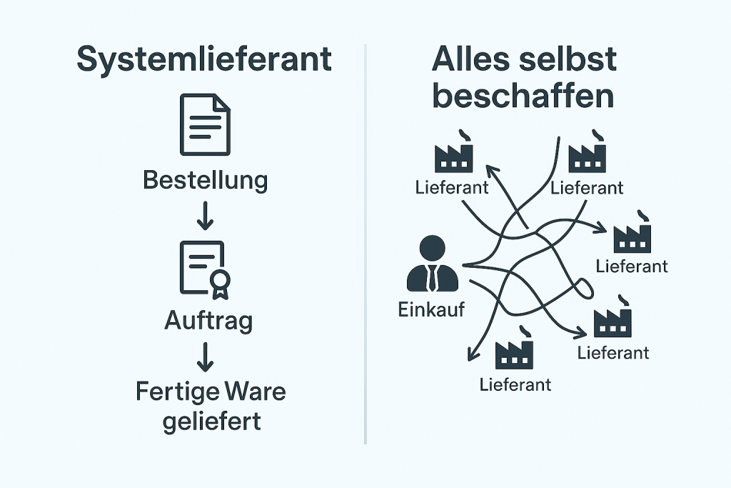 Systemlieferant vs. Eigenbeschaffung