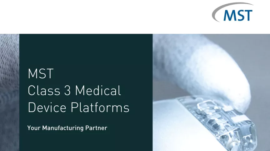 Technology Flyer Class 3 Medical Device Platforms