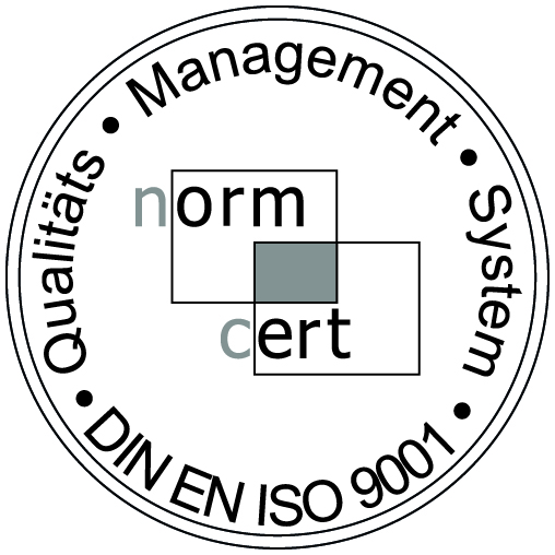 ISO-Zertifizierungssiegel