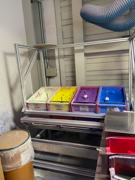 Material und Farben der Thermoplaste