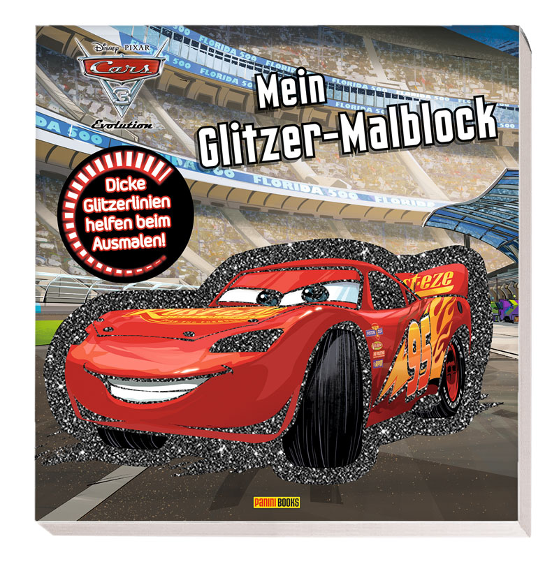 Cars 3 – Glitzerbuch
