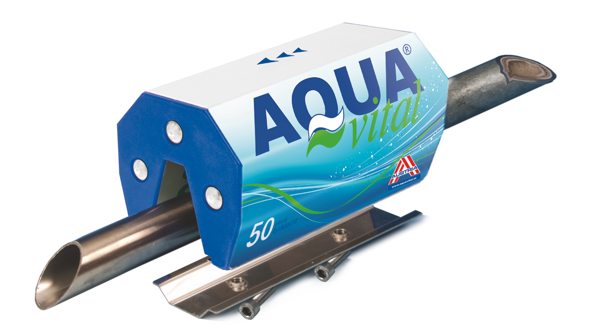 Aquavital Kalkmagnet am Rohr