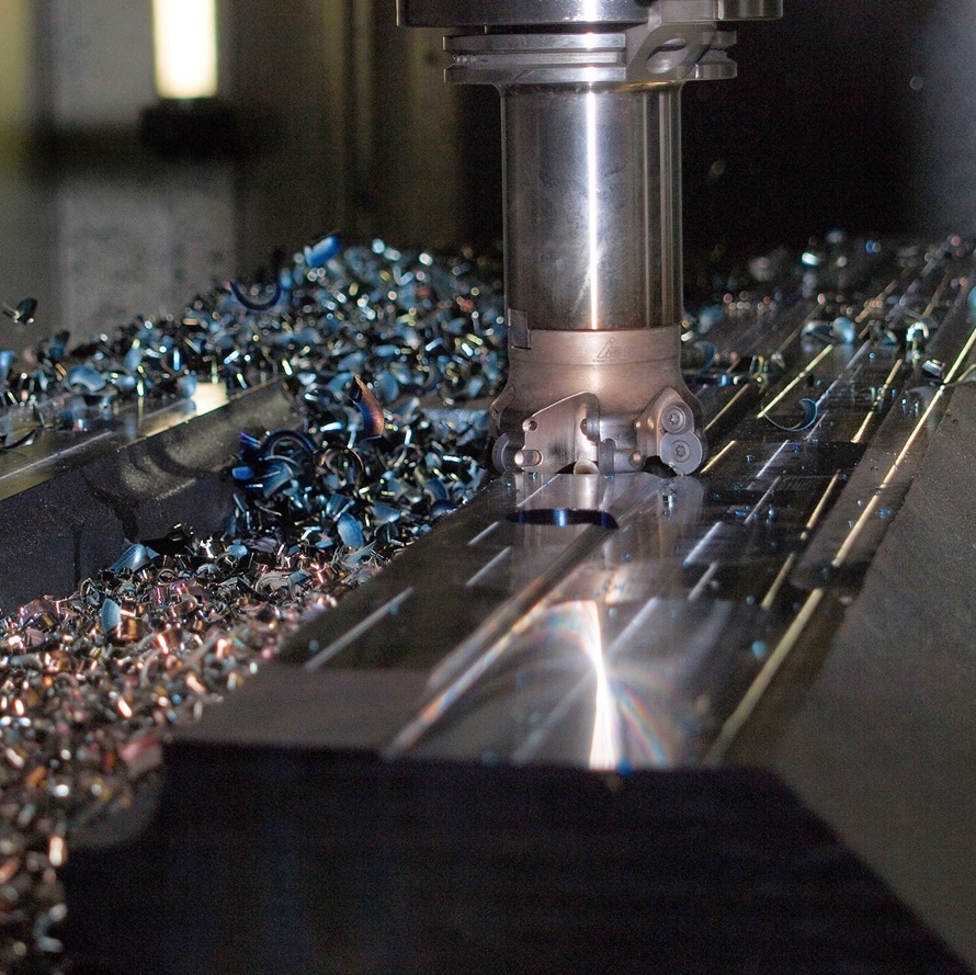 Absaugung von Metallspänen