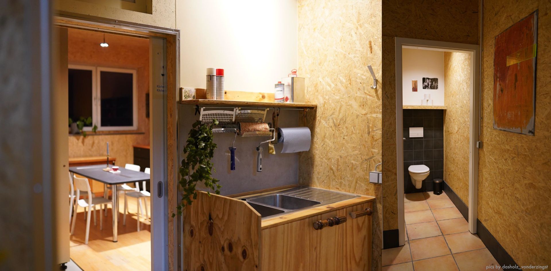 Arbeitsplatz in der Holzwerkstatt