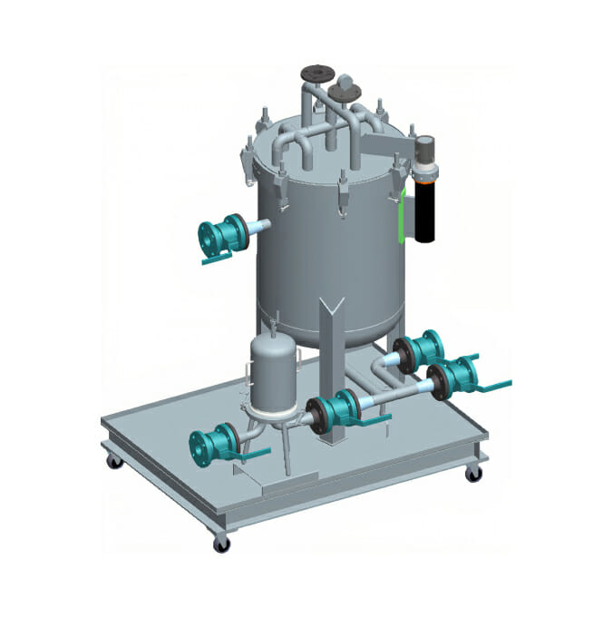 Filtrationssystem auf Skid