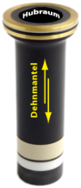AXIFLEX-Kolben mit Elastomer-Dehnmantel
