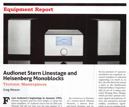 Test Stern und Heisenberg, The Absolute Sound