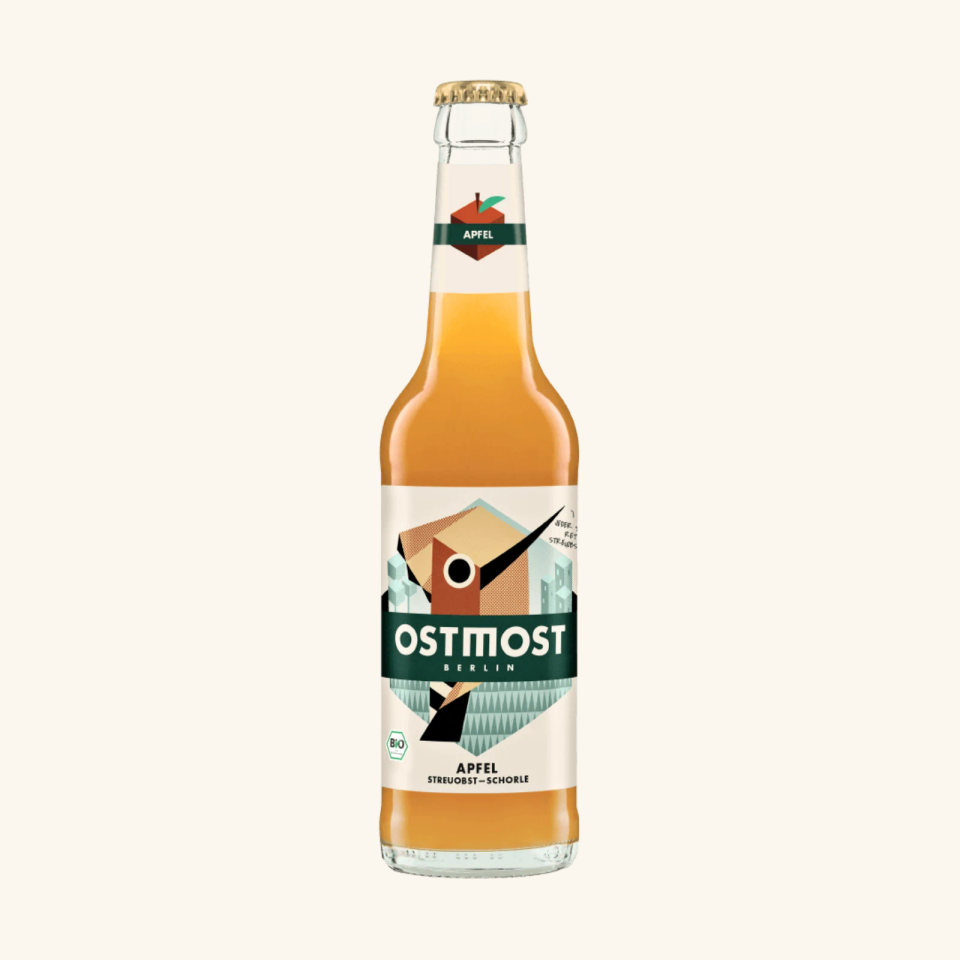 Saft Apfel (Wiedehopf), 100% Bio-Apfel-Direktsaft