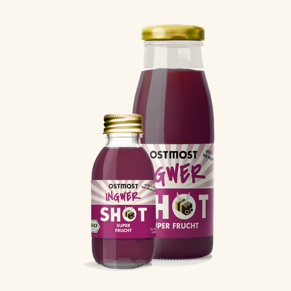 Ingwer Shot Super Frucht, 100/250 ml