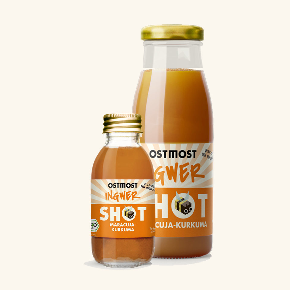 Ingwer Shot Maracuja Kurkuma
