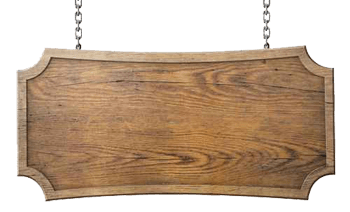 Holzschild der Weinhandlung