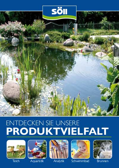 Produktprogramm Teich, Aquaristik, Analytik, Pool, Brunnen