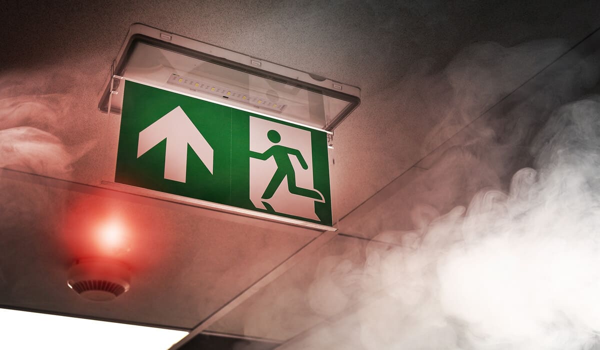 Brand- und Rauchschutztür