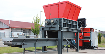 Two-shaft ripper RM 1800