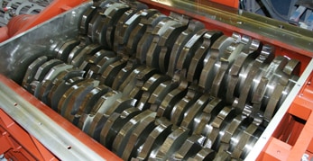 Two-shaft shredder