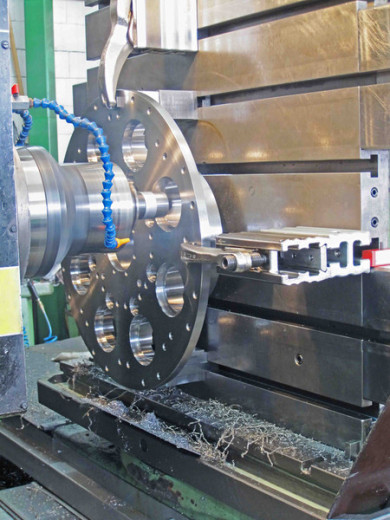 Welded constructions with final machining