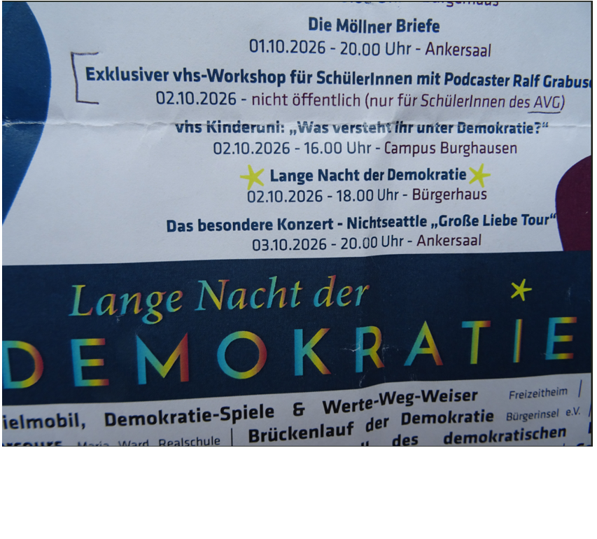 Lange Nacht der Demokratie
