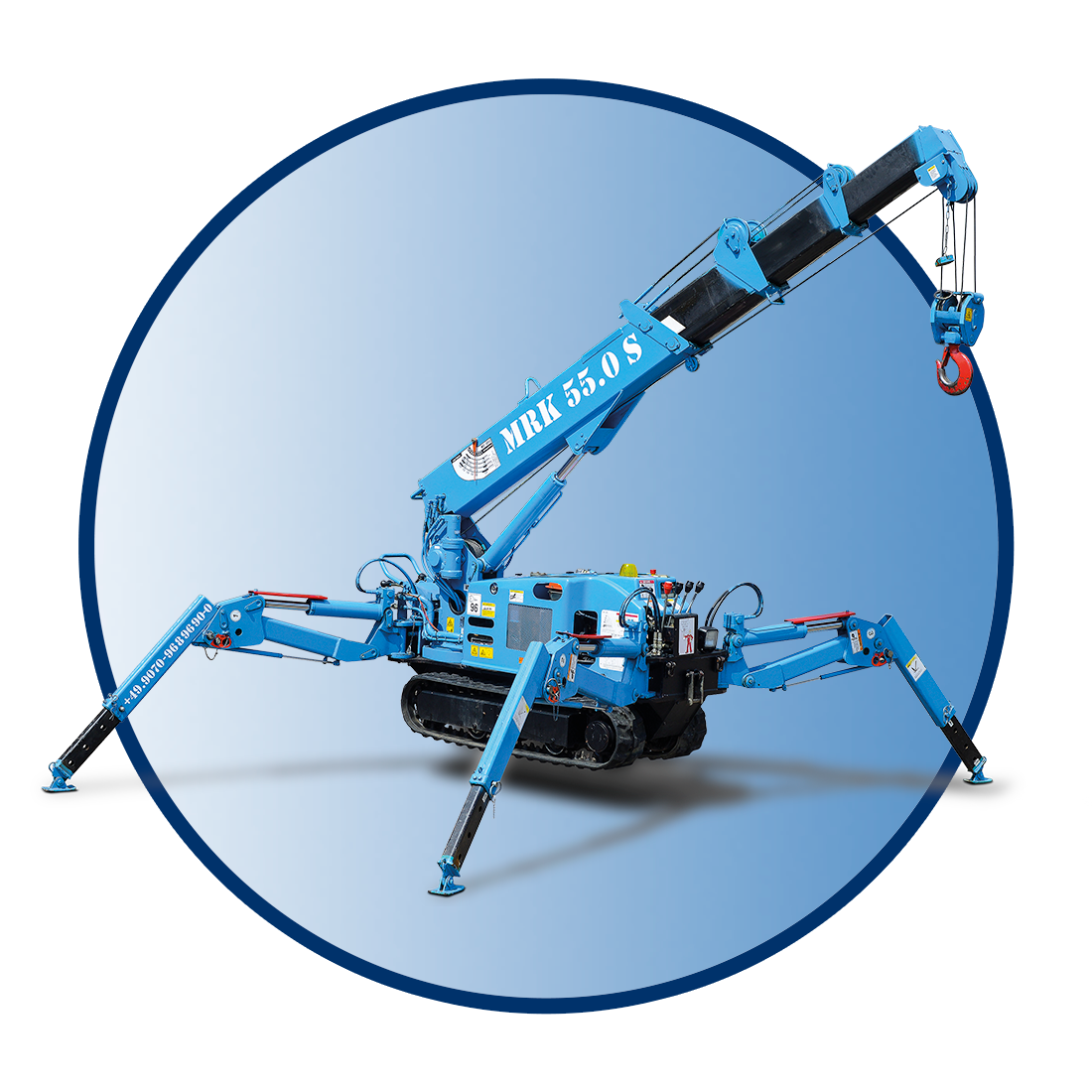Minikran MRK mit Überkopf-Manipulator