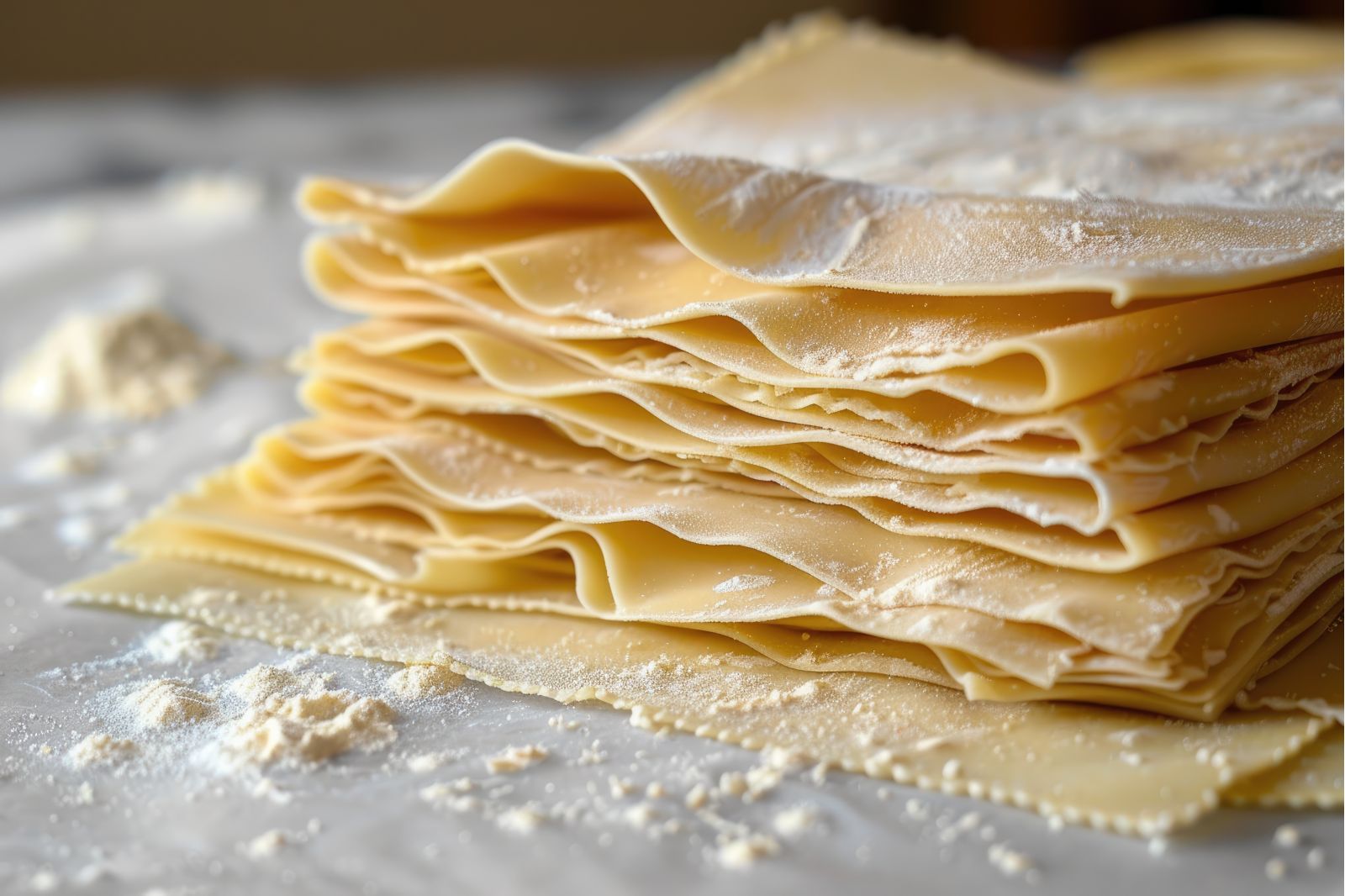 Frische Lasagneblätter – Handmade-Ansatz