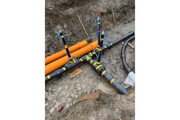PE-Armaturen für Trinkwassernetz Grindelwald