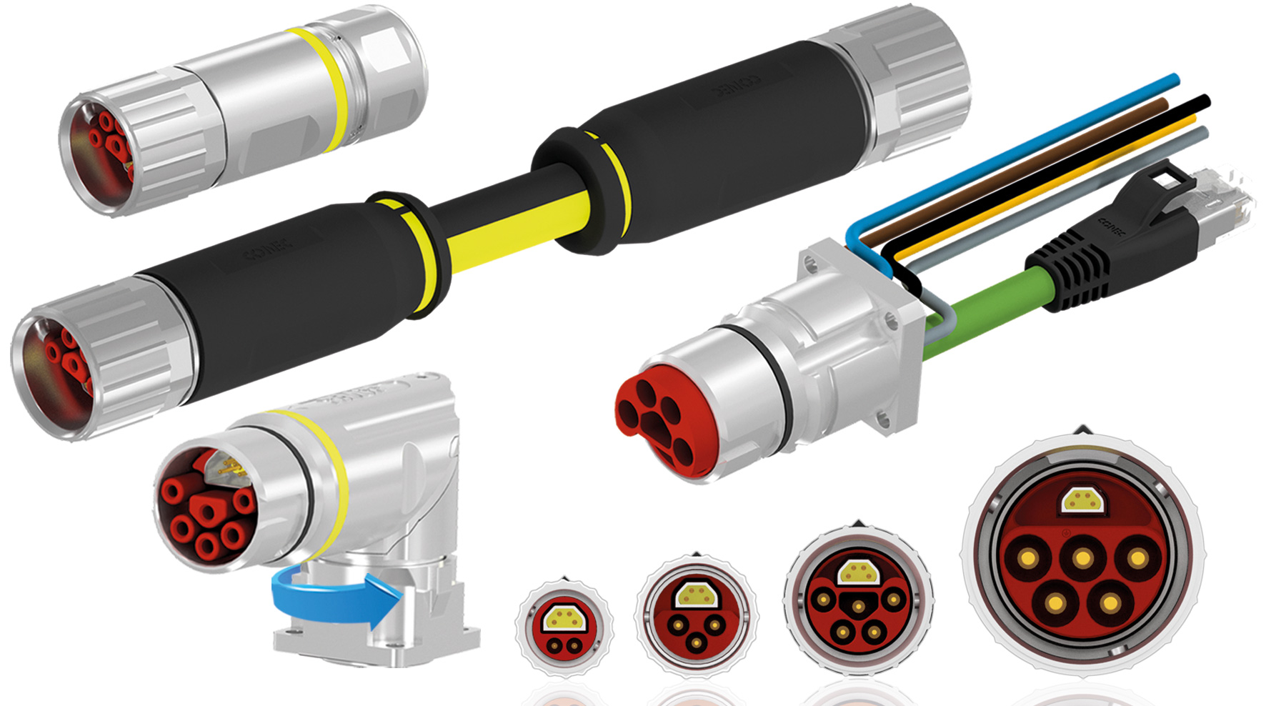 Hybrid Steckverbinder