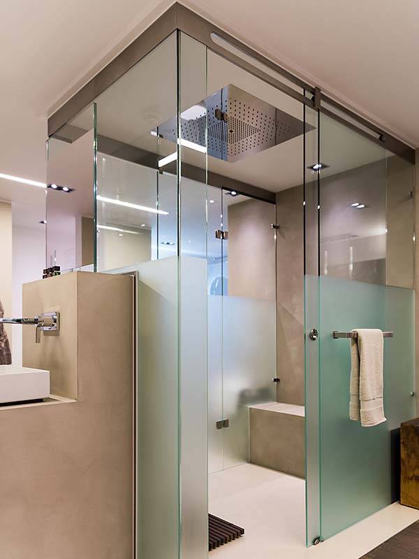 Ganzglasdusche