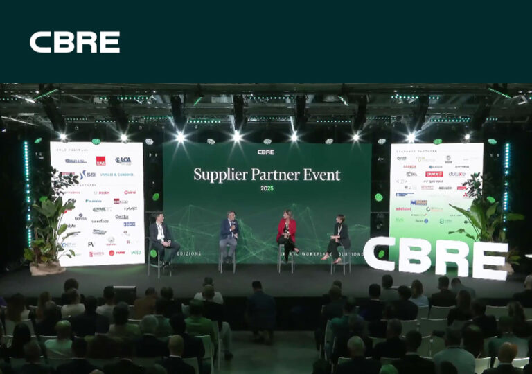 EAE als Gold Sponsor am Supplier Partner Event von CBRE Italia