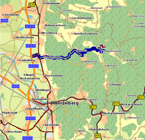 Standort Heiligkreuzsteinach