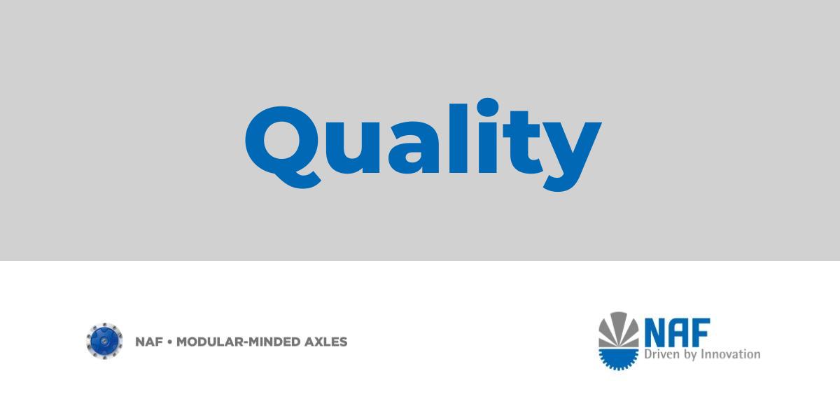 Qualitätsmanagement bei NAF