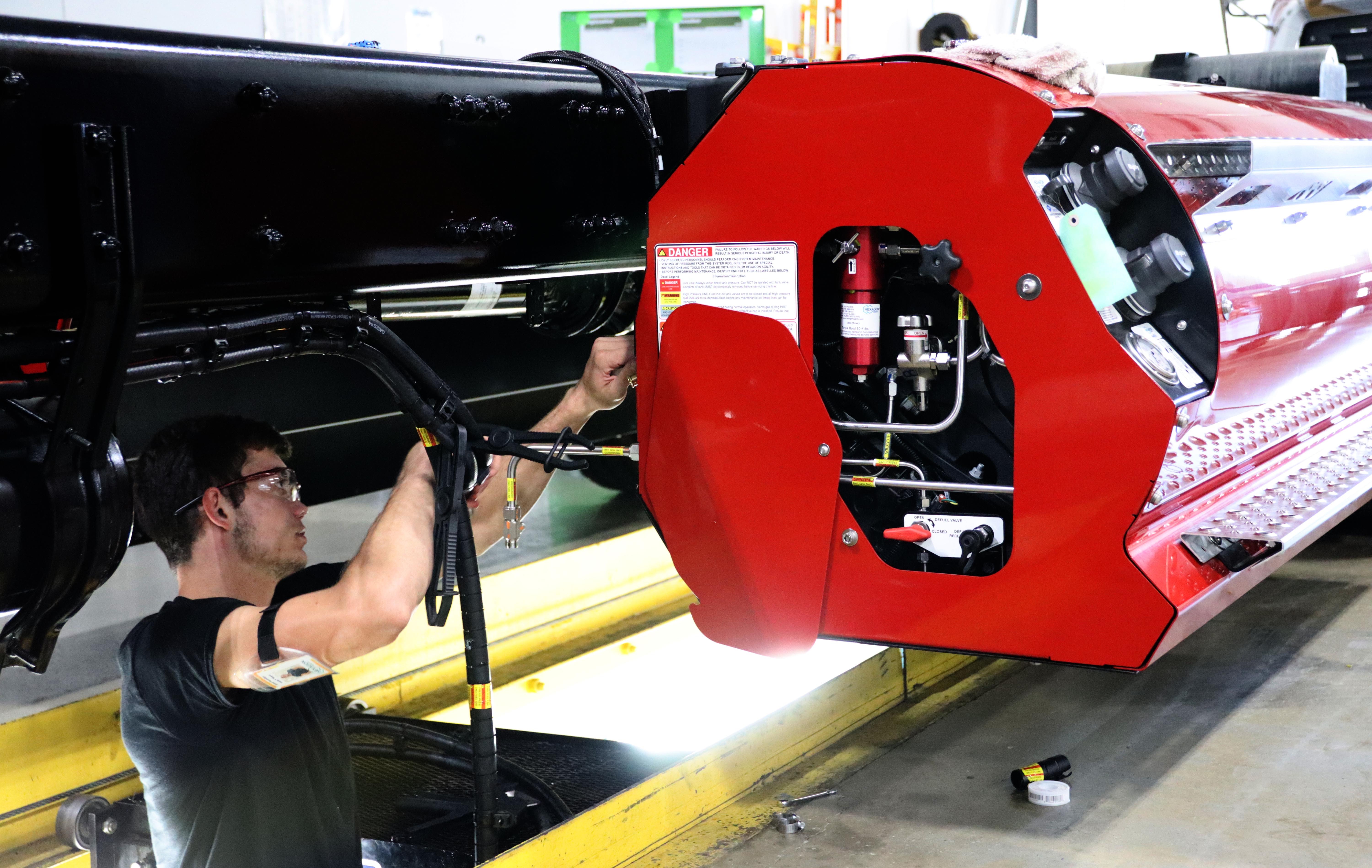 CNG-Kraftstoffsystem für Müllfahrzeuge