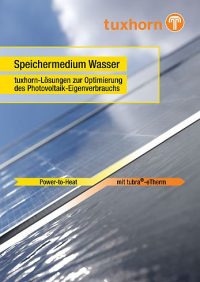 Prospekt Speichermedium Wasser