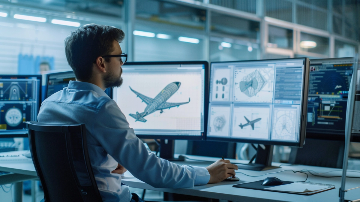Engineering-Workstation mit CAD-Modellprüfung