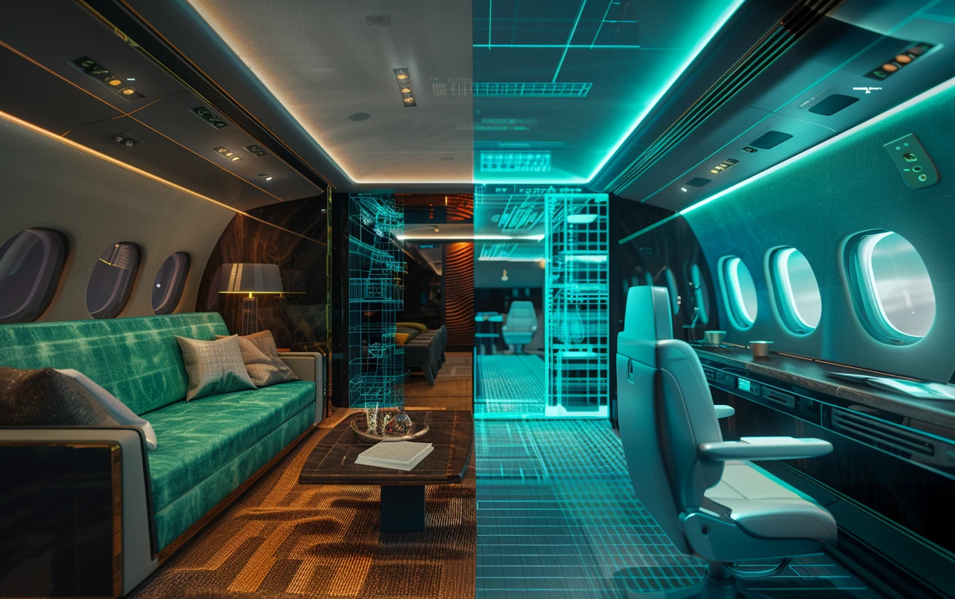 VIP-Flugzeugkabineninterieur (Widebody)