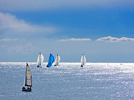 Antifouling im Einsatz am Segelboot