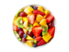 Frische Früchte-Snacks